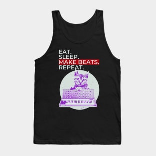 Eat Sleep Make Beats Repeat Tank Top